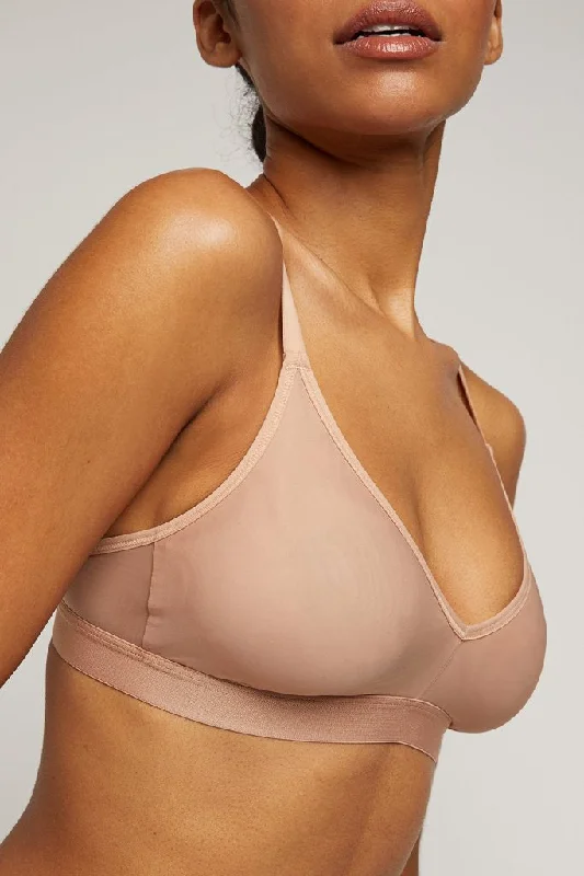 Silky Non-Wire Bra in Buff