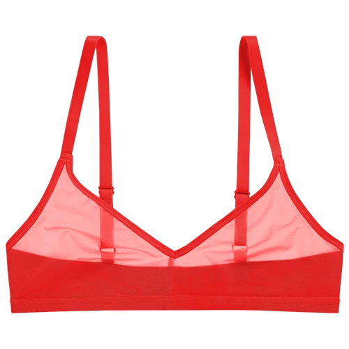 Sieve Non-Wire Bra in Cherry