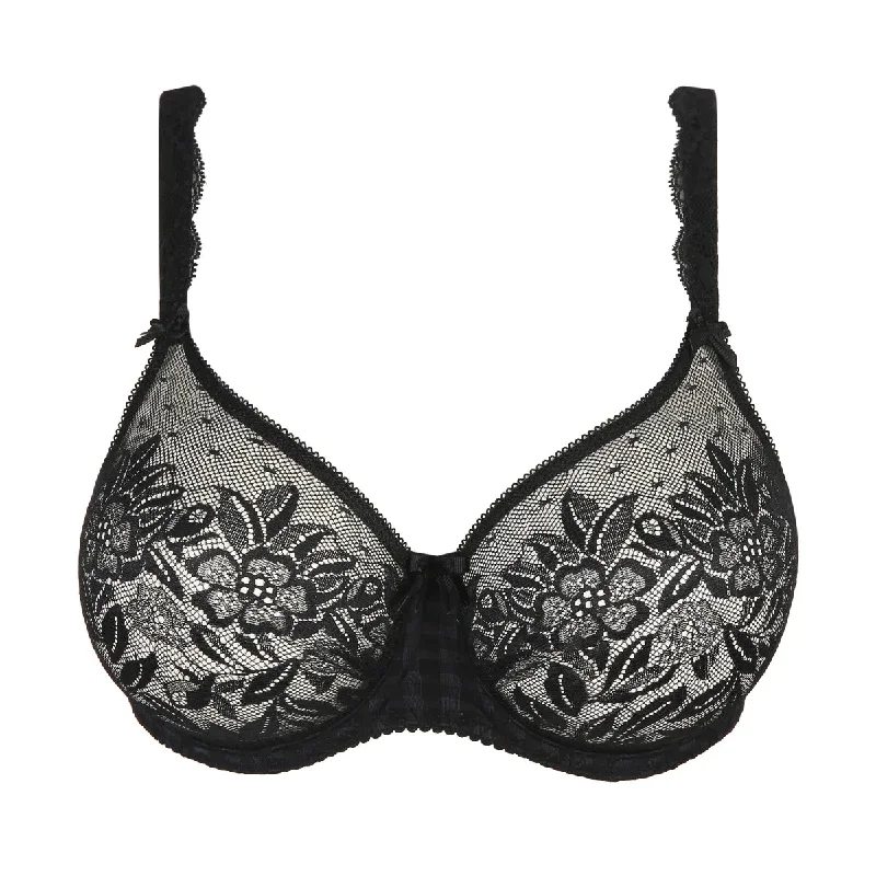 Madison Non Padded Full Cup Seamless Bra In Black - Prima Donna